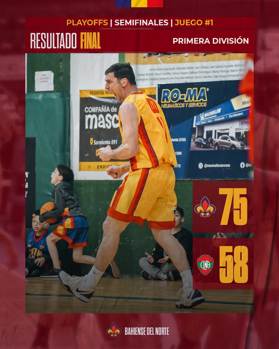 BdNorte's tweet photo. #Primera 🏀 | 🔚 ¡GANOOOO BAHIENSE!
⠀⠀⠀⠀⠀⠀⠀⠀
✅ Juego #1: #Bahiense 75-58 L. N. Alem.

📊 Goleadores: Jorge García (17), Augusto Lamonega (13), Juan Pedro Hollender (10) y Pedro Santiago (10).

➡️ Serie: Bahiense 1-0.

#VamosBahiense 💙💛❤️ https://t.co/HnXKxz9FqL