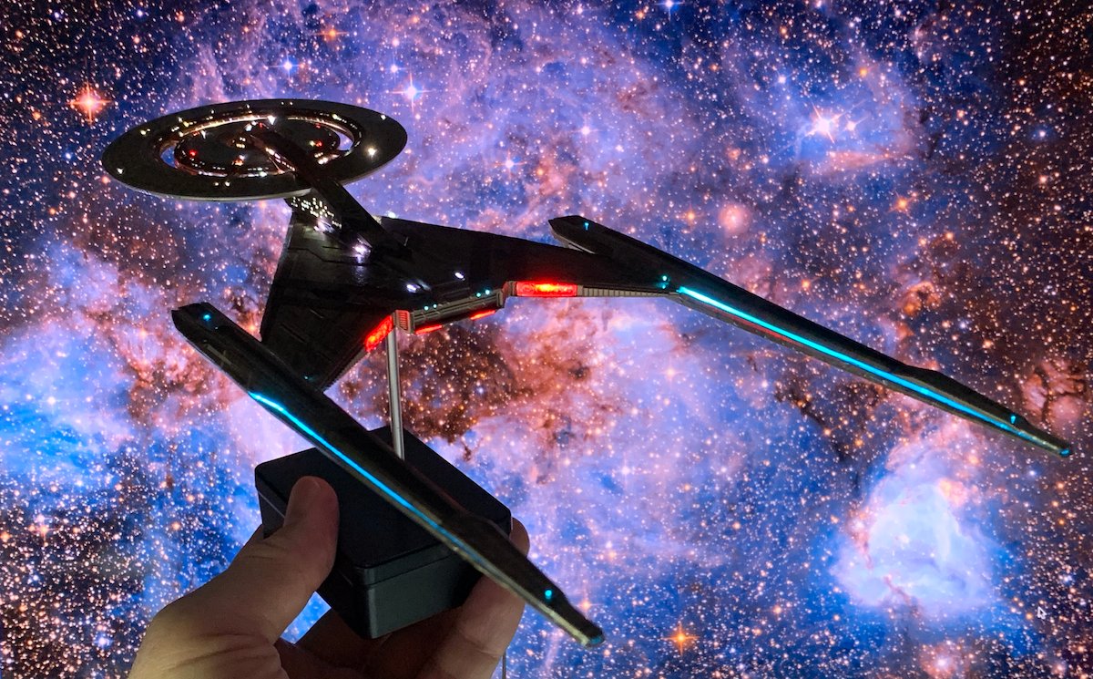 yolozyaTOM's tweet photo. #手が写ってる模型を載せよう　

#startrekdisco  #スタートレックディスカバリー
 #Polarlights 1／2500
#StarTrek https://t.co/pEe2bJ3Zxj