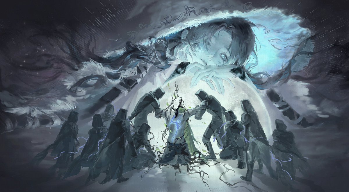 #eldenring #eldenringfanart
#ranni
黑刀之夜