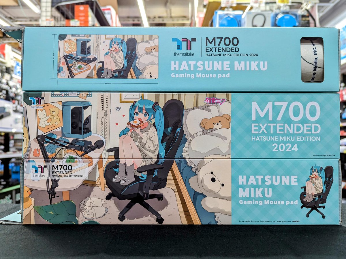 2F 新製品情報】 初音ミクさんのKAWAIIマウスパッドが本日発売しました