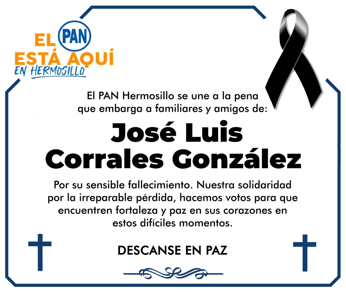 PAN_Hmo's tweet photo. Descanse en paz. https://t.co/86J4wM4EXw