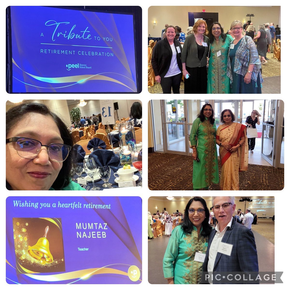 Had a fantastic time at the retirement celebration! 🎉 Shawn was there, met Rashmi Swarup, and celebrated my birthday and anniversary! #RetirementParty #OldFriends #NewBeginnings ⁦<a href="/DolsonPS/">Dolson Public School</a>⁩ ⁦<a href="/RBPSBobcats/">Roberta Bondar PS</a>⁩