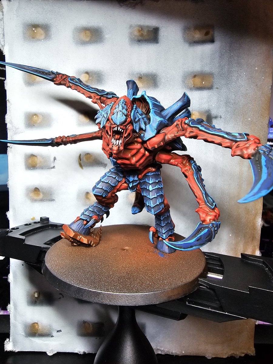CupOfMike's tweet photo. Yesterday into tonight's project was this Screamer Killer. I gotta get back to my Brets but this and the Votann model were nice breaks. https://t.co/51gZuNxoL2