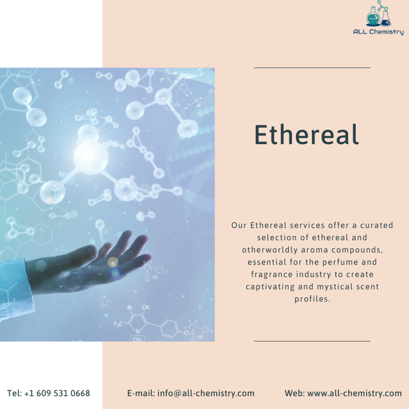 ALLChemistryInc's tweet photo. #Ethereal compounds play pivotal roles in both laboratory settings and industrial processes. https://t.co/l36lA9bMNE https://t.co/IBLmfIFFnp