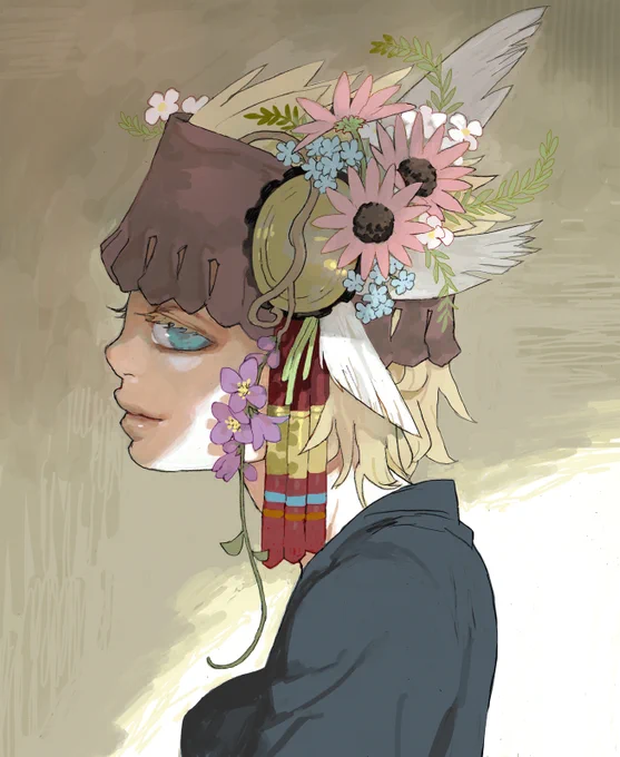 いつもより少し美人さんに描けた気がする 