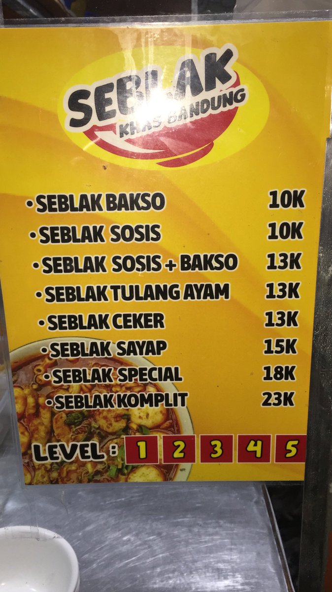 TiniGradaggrudu's tweet photo. Tempat seblak favorit 👍 https://t.co/h5h9KALrzm