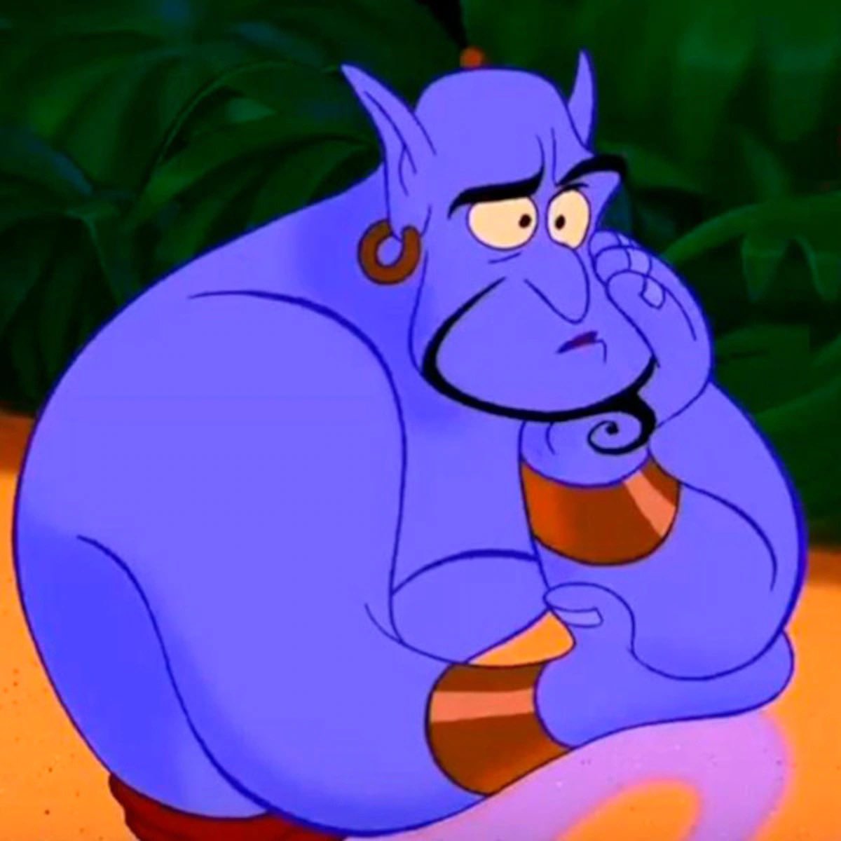 What1sYourWish's tweet image. *Genie was feeling down, he really needed someone to help make him smile*