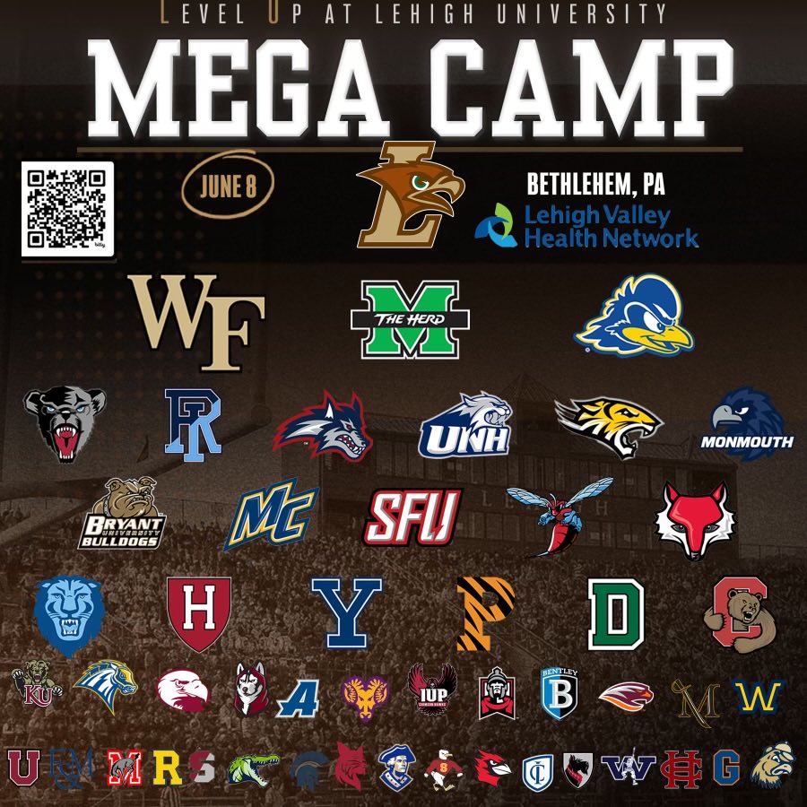 CurranFootball's tweet image. Excited to compete on Saturday at the Lehigh Mega Camp @rjwindows @LucasBarbe @jerryflora1