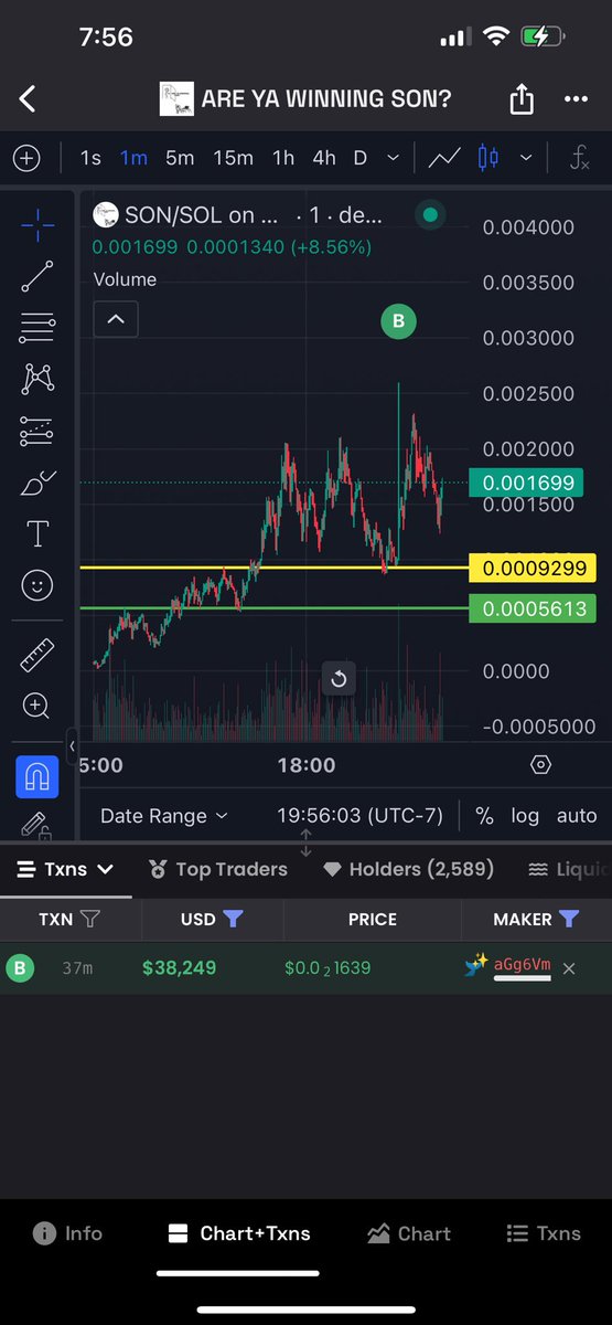 LetsGrow_Eth's tweet image. Which of you mfers is responsible for this $38K God candle? They’re winning…

Are you winning, $SON?

Contract address:
2ZD2G2VhPWRtJvmD74oTWAySYqLvEmVNNj2RyNsipump

Whale Wallet address: CzLJBZXkiNNRcmav2n2RLXEKLDwKKQr1LZbZsgaGg6Vm