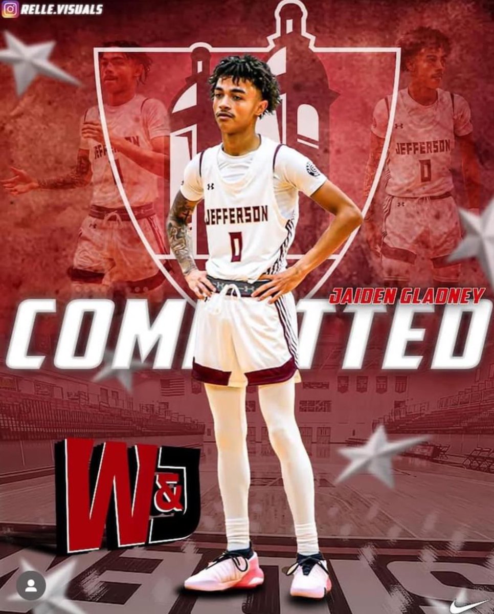 Congrats <a href="/jaidengladney/">j.l.g30</a>!!! Stay true and committed to your grind because you’re a special talent and the sky is the limit!!! Go do big things and make the most of your opportunity. Washington and Jefferson definitely got a good one!!! #COMMITTED #SkyIsTheLimit
