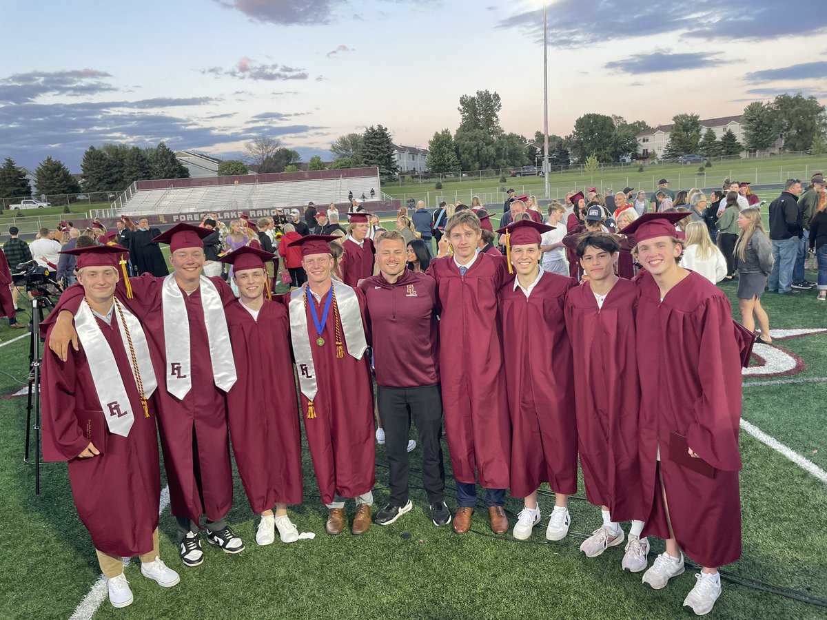 CONGRATS to these eight young men for graduating today! All of them going onto college to pursue their future professions. Couldn’t be prouder of them! 

Thank you for all you have done as a Ranger!