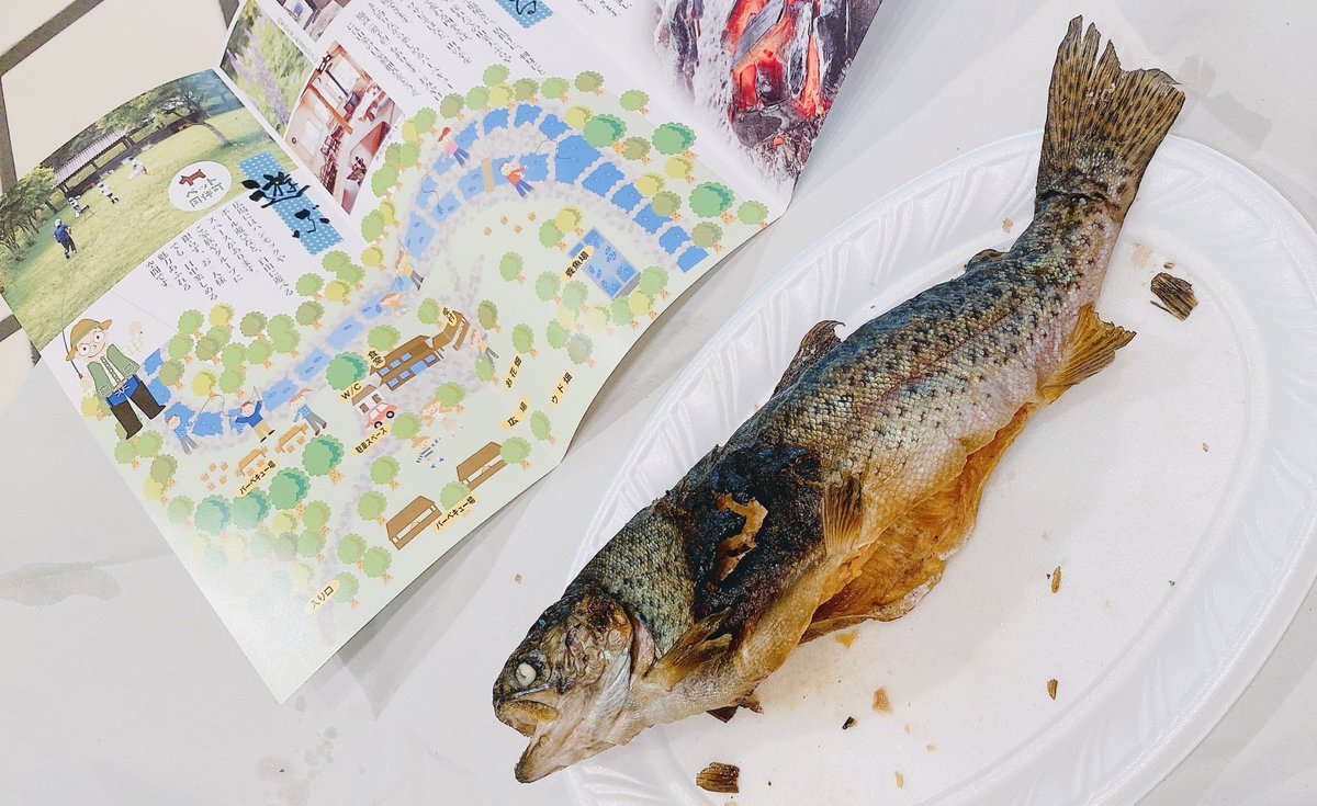 maoreonn's tweet photo. 🎣「関東で水質第一位の男鹿川が流れる三依の清流で育てた三依鱒の炭火を使った塩焼き」を頂きました！焼いてあるので温め直してすぐに食べれる！身がふっくらしていてすごく美味しかったです😍 おすすめ♪https://t.co/HJfVxG7mPT
PR @miyori_tsuriba
#三依渓流つり場 #三依鱒 #三依 #中三依 #男鹿川 https://t.co/C7nXvIE7wF