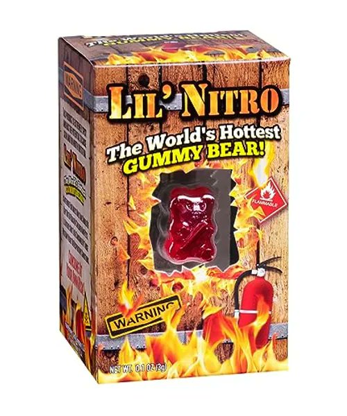 NoraNarii's tweet photo. I just received Lil' Nitro: The World's Hottest Gummy Bear - 1 Count (Pack of 1) from Anonymous via Throne. Thank you! https://t.co/sgcyZPzJrs https://t.co/wkUNEGWDtz