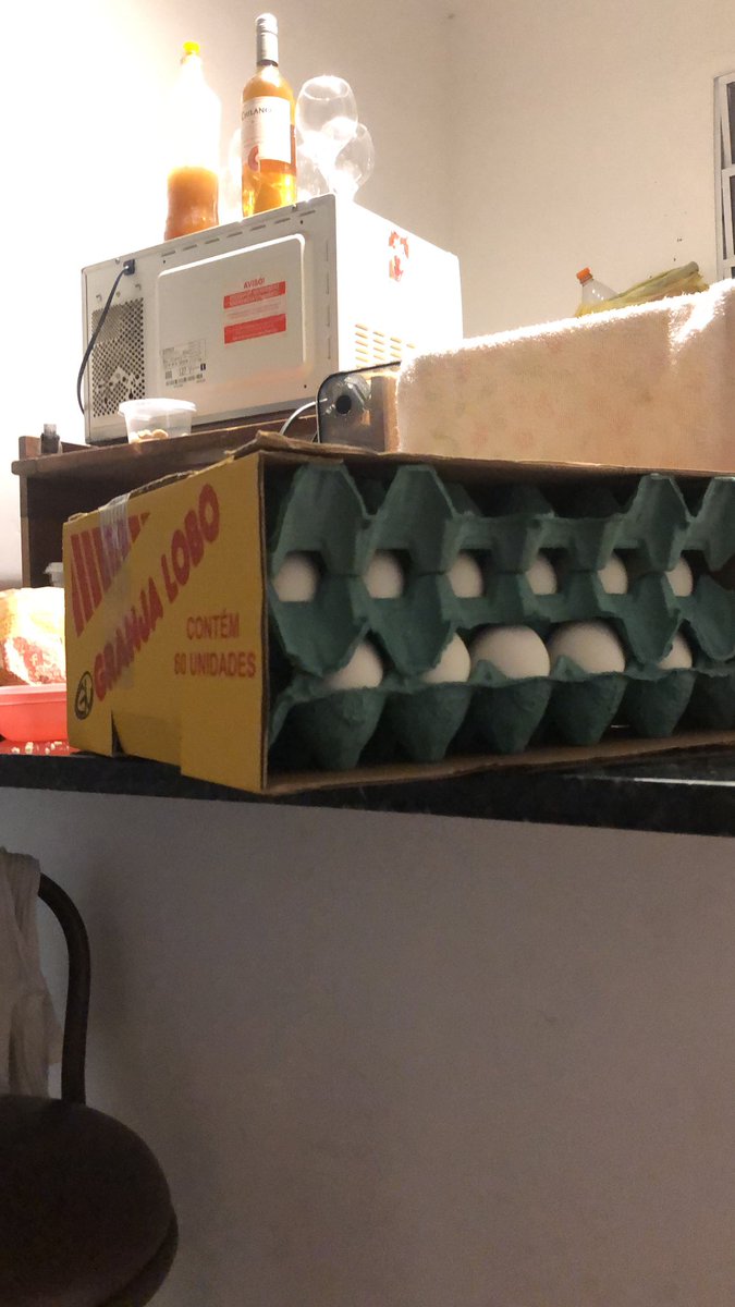 sevyllen's tweet photo. Eu comprei 60 ovos por 27 reais. Promoção boa. Acontece que eu moro sozinha. 😂👌🏾 https://t.co/C1hqXHipfi