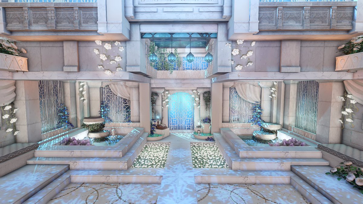 ff14kong's tweet photo. [L size] 
빛의 신전 🪻

#FF14ハウジング #FF14Housing #FFXIV #HousingEden #hgxiv #하우징커미션 https://t.co/uxCCseVAEM