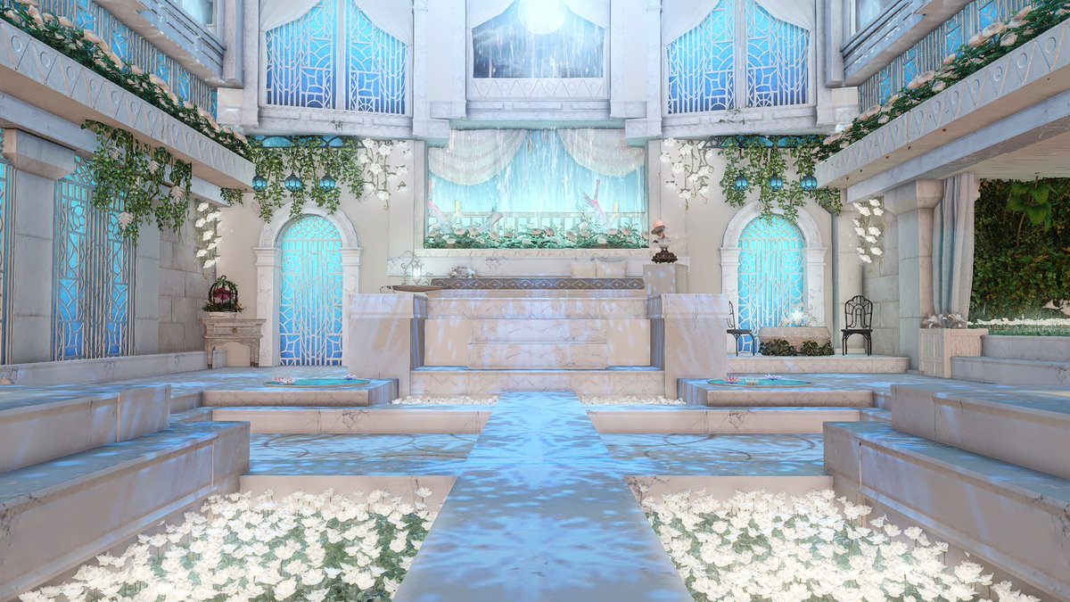 [L size] 
빛의 신전 🪻

#FF14ハウジング #FF14Housing #FFXIV #HousingEden #hgxiv #하우징커미션