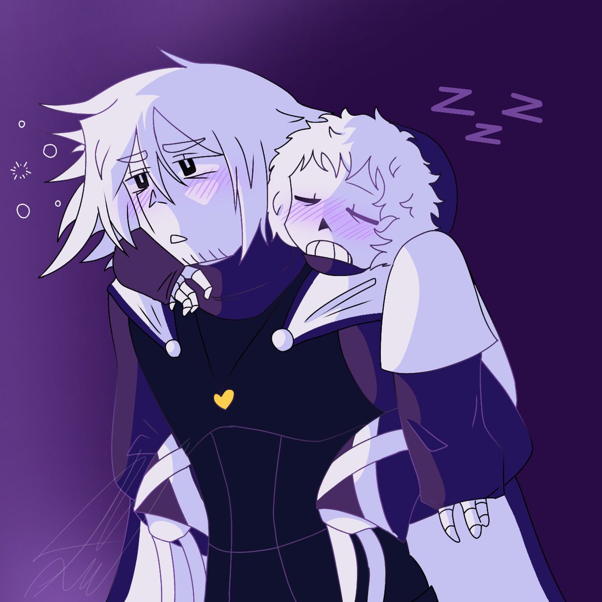 CrossyRando's tweet photo. Ok, I'll leave this here and continue drawing, I guess 😞
#Crosssans #xchara #xtale #Undeverse #undertale #Ship #Fluffylockets #Xchans #fypシ゚ https://t.co/1iwI18E2s9