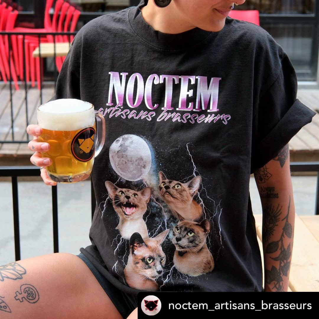 CatsOnTap's tweet photo. Check out this pawesome #beercat shirt design 

🚨 @noctem_artisans_brasseurs 

.
.
.
.
.
#craftbeer #brewcat #beerkitty #craftbeercat #purrfect #pawesome #cat #cats #gato #neko #katze #chat #beer #beershirt #catshirt https://t.co/eow0iNVBwO