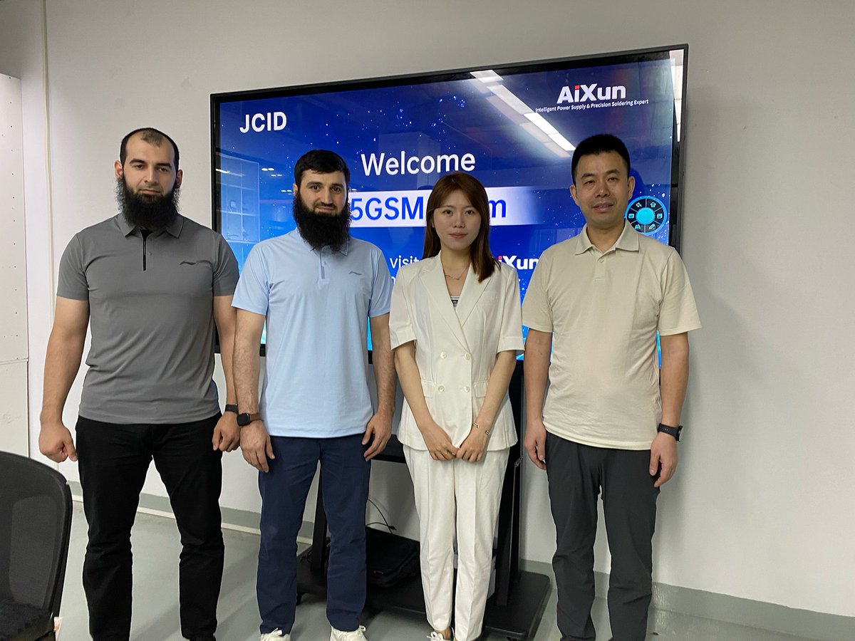 AiXunTech's tweet image. Congratulations to 05GSM for renewing its contract with #AiXun &amp;amp; #JCID as the official agent in #Russia!