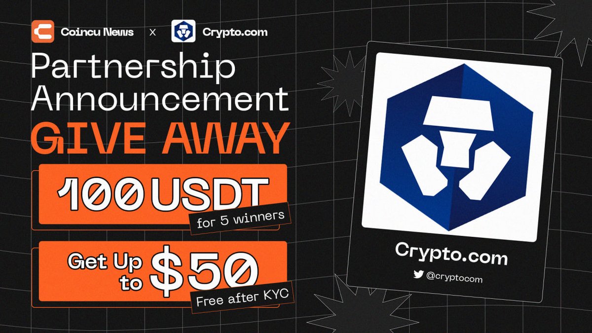 CoincuInsights's tweet photo. 🎉 Exciting Announcement: New Giveaway Campaign Alert! 🎉
💰 $100 USDT Prize Pool - 5 Winners!

🌍 Learn more about https://t.co/wJrnmAyg4N, which is the World's Premier Crypto Trading Platform, trusted by over 80 million users worldwide.

Read the task below the comment:
#coincu https://t.co/LNeath5R2S