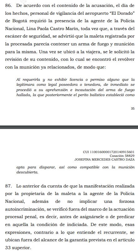 loviedoH's tweet photo. Corte S. Rad. 58829/24. Delito: F. T. Porte de armas fuego.

Temas: derecho a no autoincriminarse. Defensa técnica. Imparcialidad del juez.

Así las cosas, el éxito del alegato en casación de la vulneración a la no autoincriminación supone, principalmente, que el afectado tenga👇 https://t.co/Gb1dScvYeH