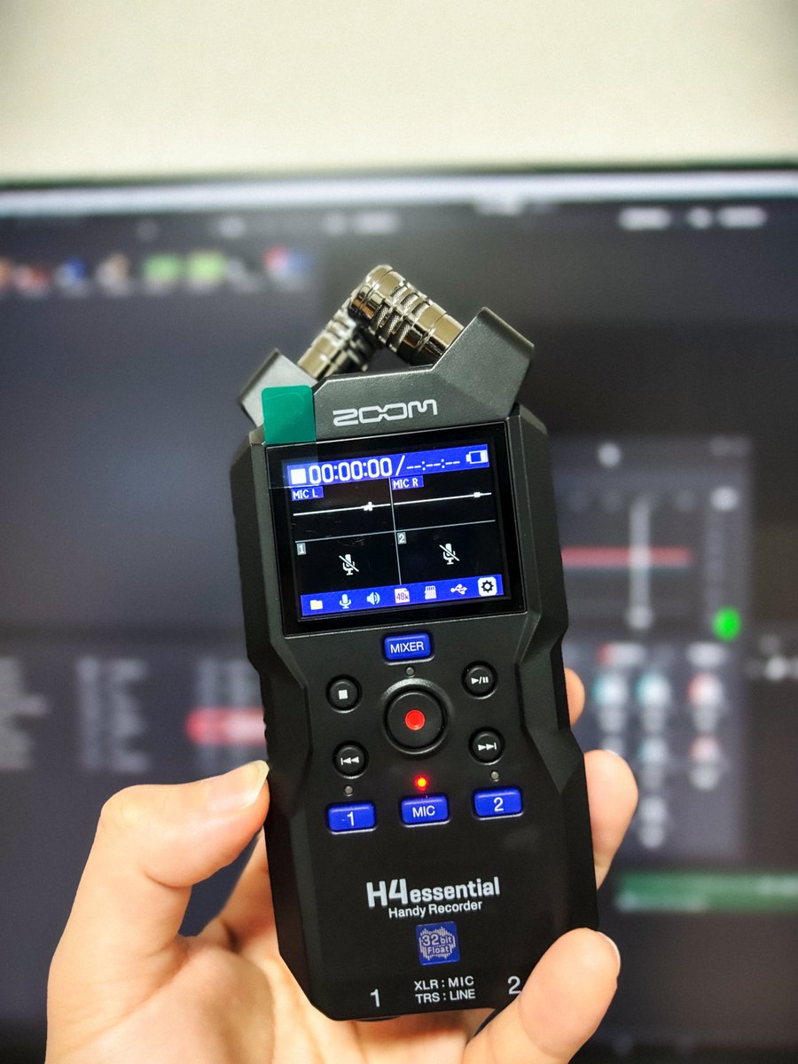 Junpei_Des's tweet image. ライブ映像の音、アップデートします！

 #zoom
 #h4essential
 #32bitfloat