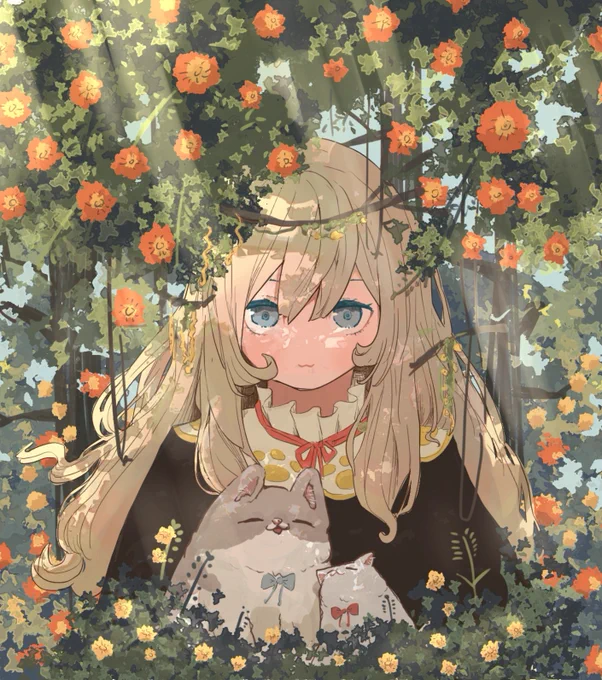 魔女と猫の夫婦 