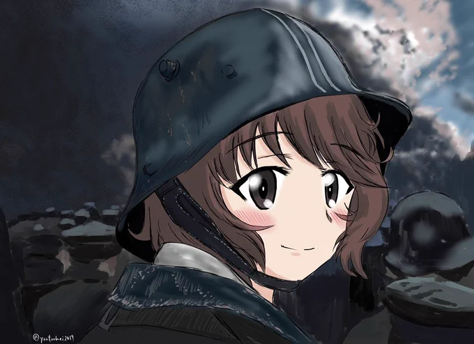 #秋山優花里生誕祭2024お誕生日おめでとうございます!過去絵ですいません 