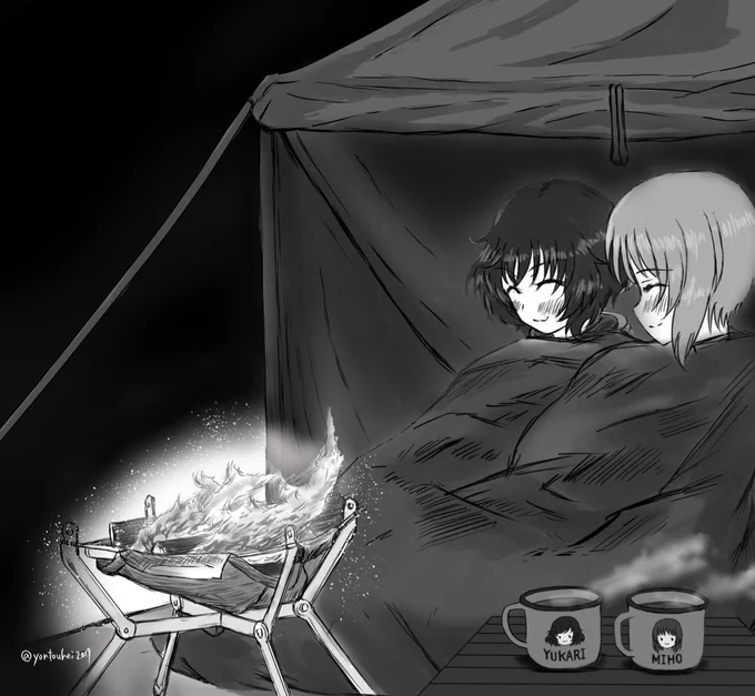 #秋山優花里生誕祭2024お誕生日おめでとうございます!過去絵ですいません 