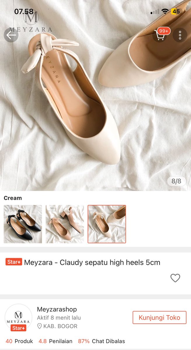n__eea's tweet photo. WANT TO SELL ( high heels uk 39 ) warna cream tapi semi mocca gitu cream nya 

↪️ ini masih baru yaa , dijual karna kekecilan di kaki aku 🥲 
yg mau boleh nego aja dari pada ga kepake 
🍊pengiriman bisa oren 
( dom subang-jabar)

#wts #preloved #sepatuwanita #highheels https://t.co/8lbkxIYx4v