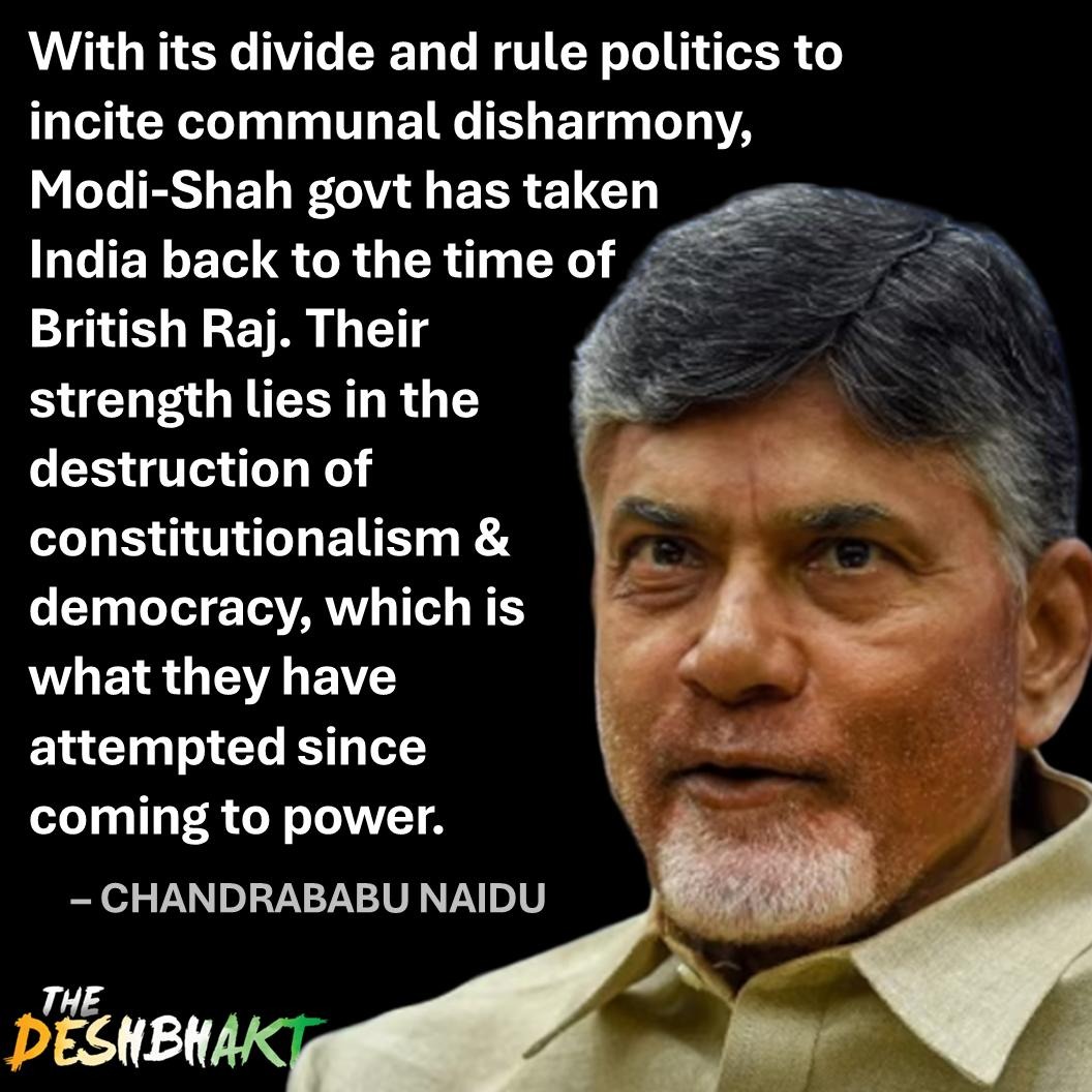 TheDeshBhakt's tweet photo. Naidu ji hitting it hard! 🔥🔥🔥 https://t.co/ubxJpYIAne