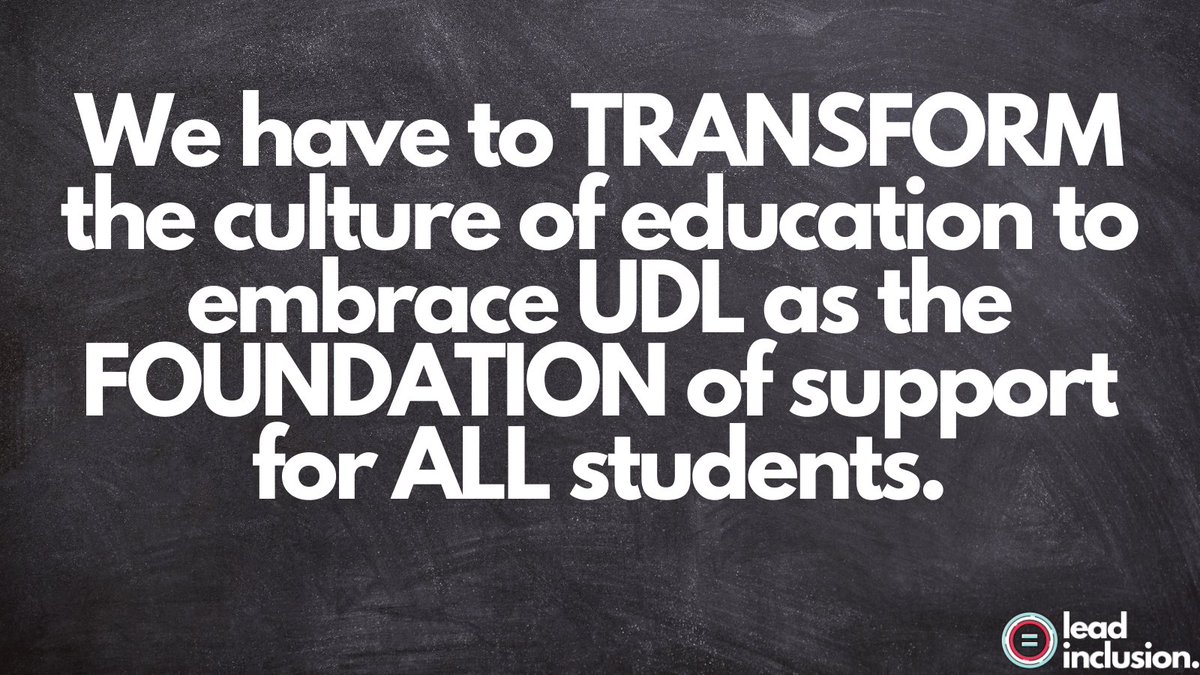 🌟 The challenge of closing achievement gaps in a post-pandemic time is not going to be resolved with an outdated model that relies on IEPs/intervention. We have to TRANSFORM the culture of education to embrace #UDL as the FOUNDATION of a multi-tiered system of support for ALL.