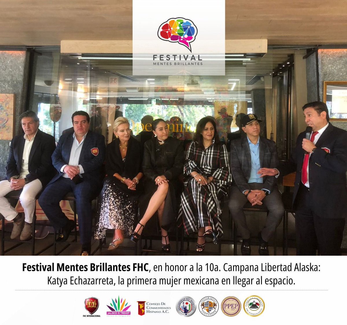 charliedelvalle's tweet image. Festival Mentes Brillantes Fundación Honoris Causa Internacional, en honor a la 10a. Campana Libertad Alaska: Katya Echazarreta, la primera mujer mexicana en llegar al espacio. #FHCI 🚀 🧑‍🚀📸✌🏻😎🫡🥇🇲🇽