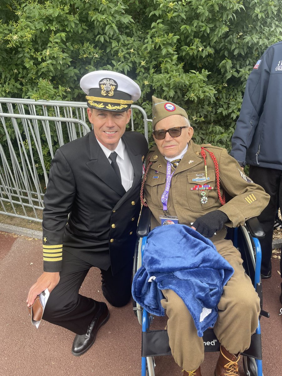 tpmaiden's tweet photo. I was honored &amp; humbled to participate in the commemoration of the 80th anniversary of D-Day at the Normandy American Cemetery in France. May we remember the fallen and honor the legacy of those who changed the course of history on June 6, 1944. https://t.co/HqTR9gIsBF