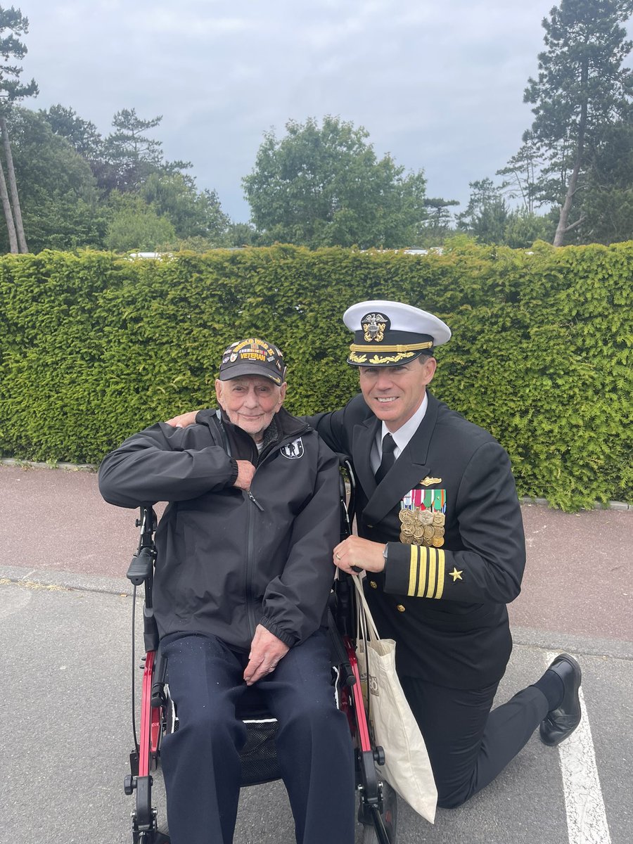tpmaiden's tweet photo. I was honored &amp; humbled to participate in the commemoration of the 80th anniversary of D-Day at the Normandy American Cemetery in France. May we remember the fallen and honor the legacy of those who changed the course of history on June 6, 1944. https://t.co/HqTR9gIsBF