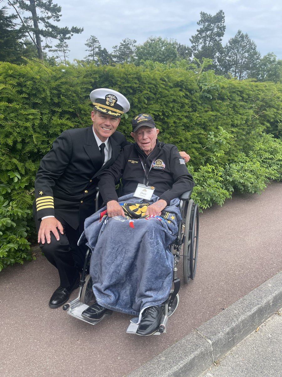 tpmaiden's tweet photo. I was honored &amp; humbled to participate in the commemoration of the 80th anniversary of D-Day at the Normandy American Cemetery in France. May we remember the fallen and honor the legacy of those who changed the course of history on June 6, 1944. https://t.co/HqTR9gIsBF