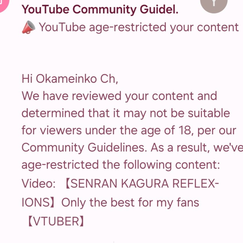 Meinko_Oka's tweet photo. Well at least I'm not banned d(`･∀･)b 

I get to stream for another day ♪( ´∀｀)人(´∀｀ )♪ https://t.co/n0SMJBRSY0