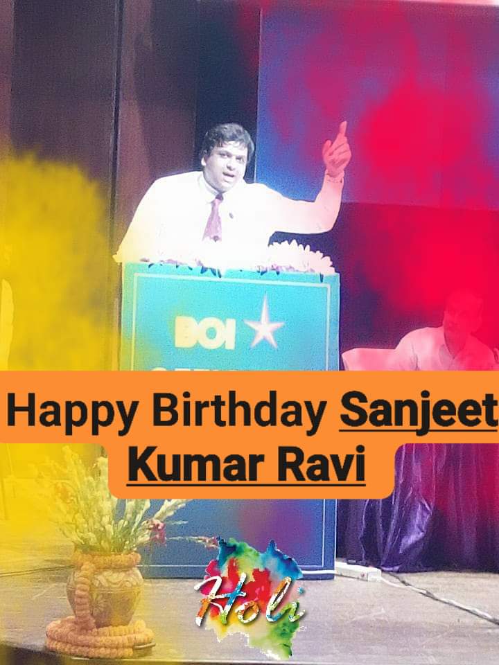 अदम्य साहसी ,दृढ़ संकल्पी, दूरदर्शी,  लोकप्रिय और बहुमुखी प्रतिभा के धनी युवा क्रांतिकारी बैंकर भाई संजीत कुमार रवि को जन्मदिन की अशेष और हार्दिक शुभकामनाएं ।  🌺 🎉 
हम ईश्वर से आपके आजीवन आरोग्यता और  ऐतिहासिक सफलता की कामना करते हैं।  Always Shine like star ⭐✨