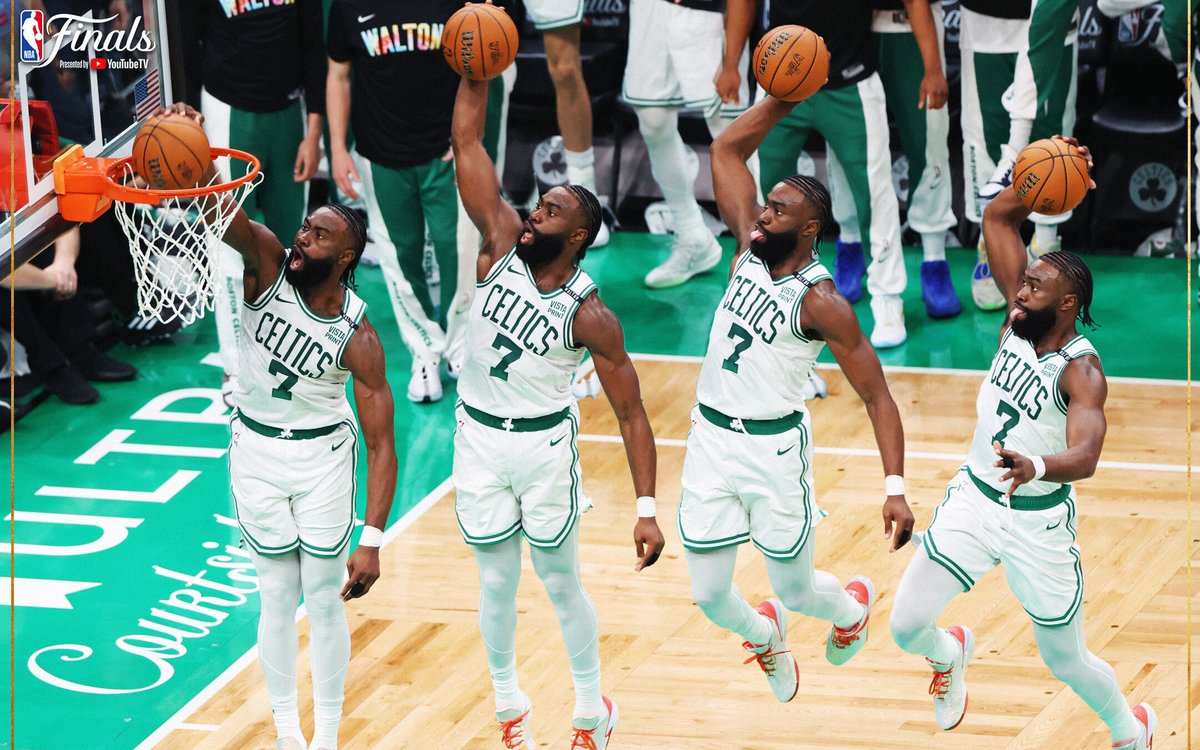 NBA's tweet photo. Soaring into a Game 1 win 🛫🛫🛫🛫 https://t.co/4tdieeYBE3
