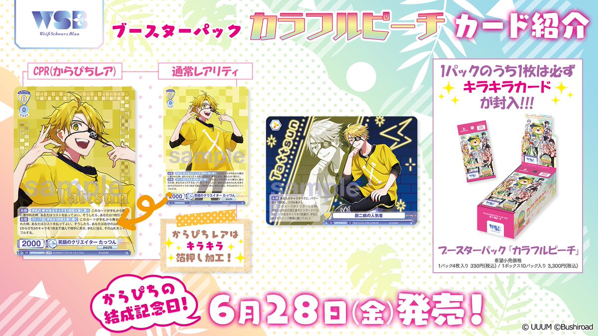 ヴァイスシュヴァルツブラウ 新作 予約！ 《6月28日(金)発売