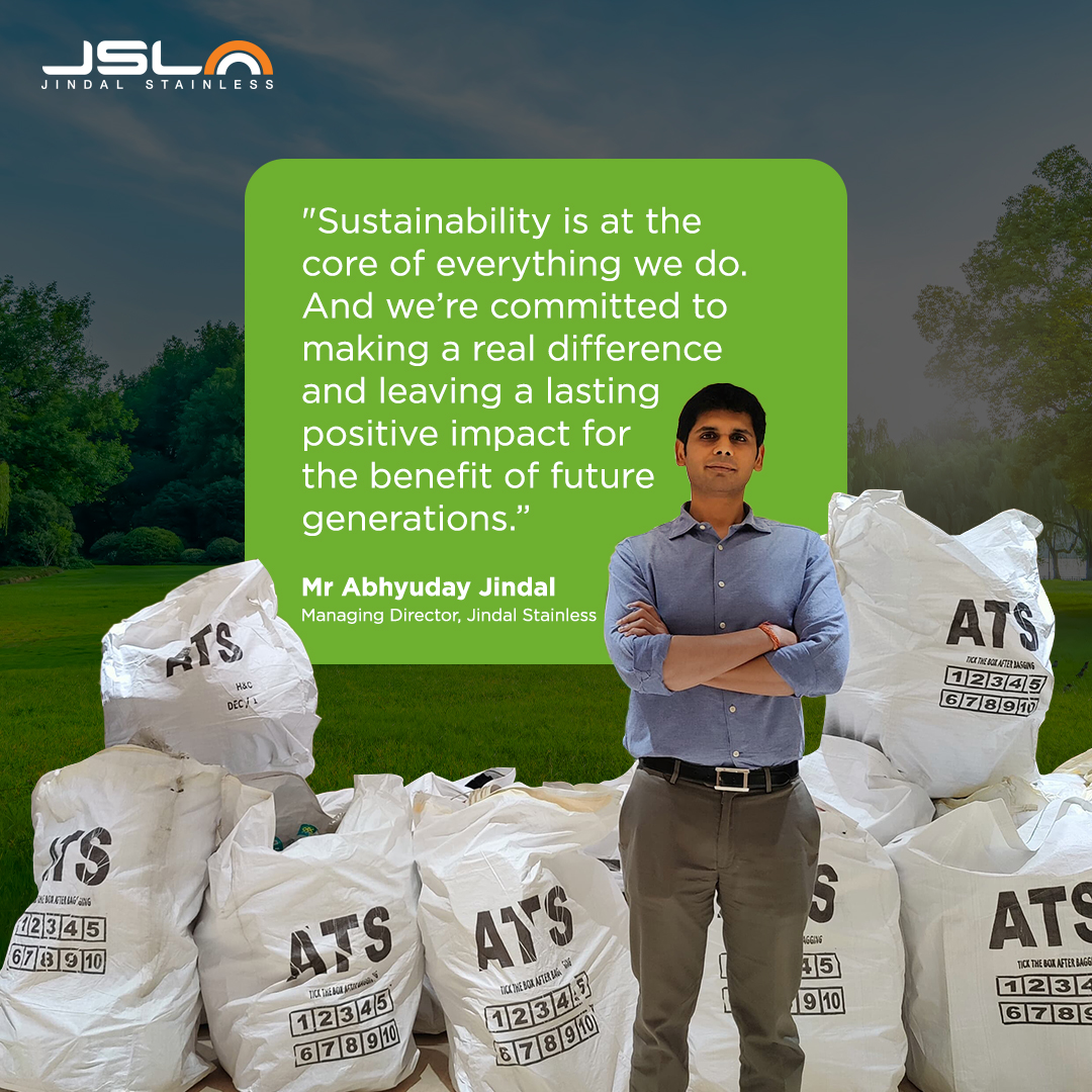 Jindal_Official's tweet photo. The drive, held at the company’s corporate offices in Delhi NCR and manufacturing facilities in Jajpur, Odisha, and Hisar, Haryana, reiterates our commitment to #GoGreen.
@abhyudayjindal
#SwitchToStainless #JSLGoGreen #JindalStainless #JSL #Stainless #StainlessSteel https://t.co/GtJBpjULOq