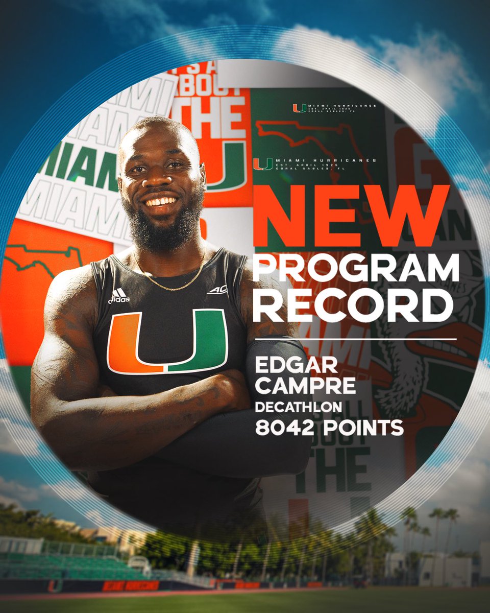 Miami Hurricanes Track & Field/Cross Country tweet media