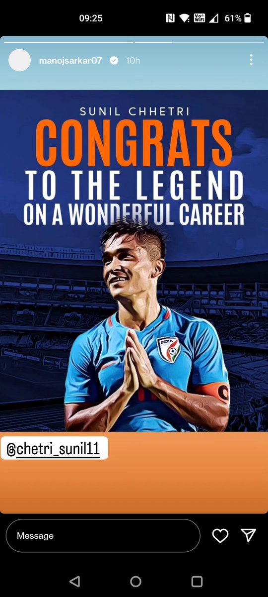 DharmaiMarky's tweet photo. @chetrisunil11 @StarFootball @SkyFootball @IndiaFootballC https://t.co/2kM0MDa0qF