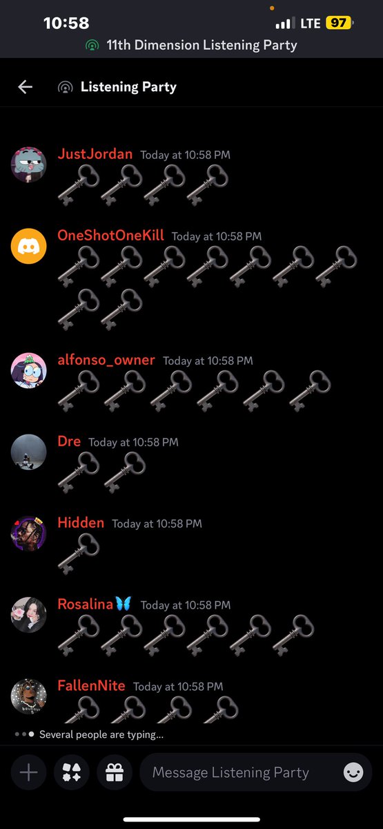 ReineNobella's tweet photo. #11thDimension Discord Listening Party For King @THESLUMPGOD https://t.co/nHlsDeqjY8