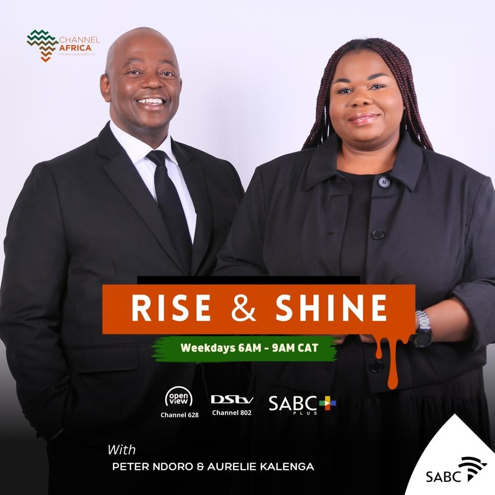 Channel Africa (@channelafrica1) on Twitter photo Welcome to #RiseandShine with <a href="/peterndoro/">Peter Ndoro</a>, <a href="/AurelieKalenga/">Baboushka</a> & the team: <a href="/Hlengie_M/">Hlengiwe Shibambu</a>| <a href="/rachysuperstar/">Mosibudi Rachel M</a>|<a href="/joey_legodi/">Mokone Wa Ntšhi 'diKgolo - #MentalHealthAdvocate</a>|<a href="/Zanyjamby/">Zany Jamby</a>|<a href="/ramagee/">Phumudzo Ramagadza</a>|<a href="/ThabisoLehoko/">Thabiso Lehoko</a>
For top stories, tune in: <a href="/SABCPlus/">SABC+</a> app | DSTV 802 | Open View 628
Stream: bit.ly/SoundaAfrica
#ChannelAfrica Welcome to #RiseandShine with <a href="/peterndoro/">Peter Ndoro</a>, <a href="/AurelieKalenga/">Baboushka</a> & the team: <a href="/Hlengie_M/">Hlengiwe Shibambu</a>| <a href="/rachysuperstar/">Mosibudi Rachel M</a>|<a href="/joey_legodi/">Mokone Wa Ntšhi 'diKgolo - #MentalHealthAdvocate</a>|<a href="/Zanyjamby/">Zany Jamby</a>|<a href="/ramagee/">Phumudzo Ramagadza</a>|<a href="/ThabisoLehoko/">Thabiso Lehoko</a>
For top stories, tune in: <a href="/SABCPlus/">SABC+</a> app | DSTV 802 | Open View 628
Stream: bit.ly/SoundaAfrica
#ChannelAfrica
