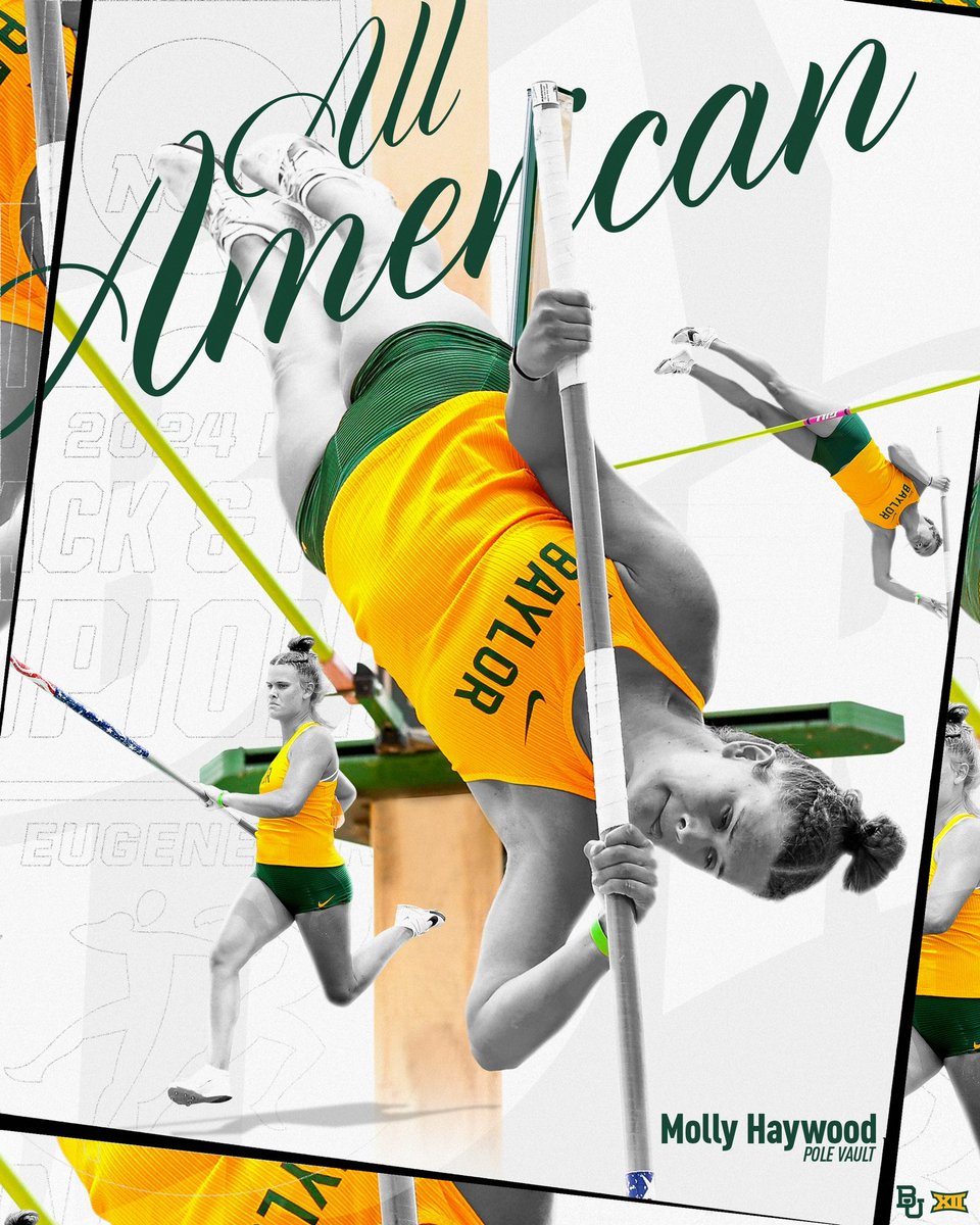 BaylorTrack's tweet photo. Just the beginning 🤩🤩

Molly Haywood closes her freshman season in the pole vault tied for 5th at the NCAA Championship! 

📏 14-5¼

#SicEm 🐻 https://t.co/leGa6zOZrV