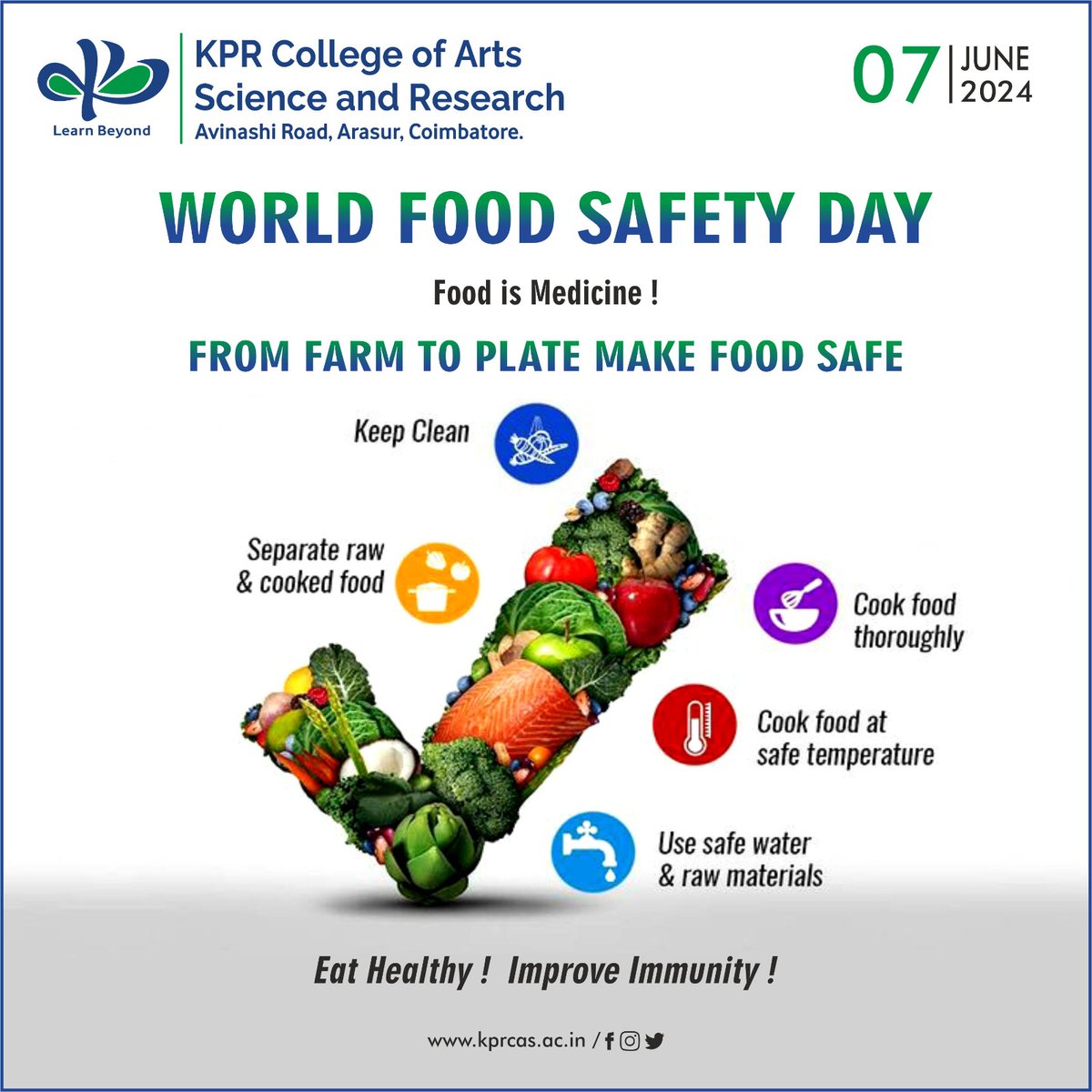 kprcas's tweet photo. #foodsafety #food #foodindustry #foodie #haccp #foodscience #foodtechnology #covid #foodtech #foodprocessing #iso #health #foodhygiene #foodquality #safety #foodtechnologist #foodsecurity #training #safefood #nutrition #agriculture #fssai #healthyfood #foodblogger #foodporn https://t.co/ta8e0R3YA5