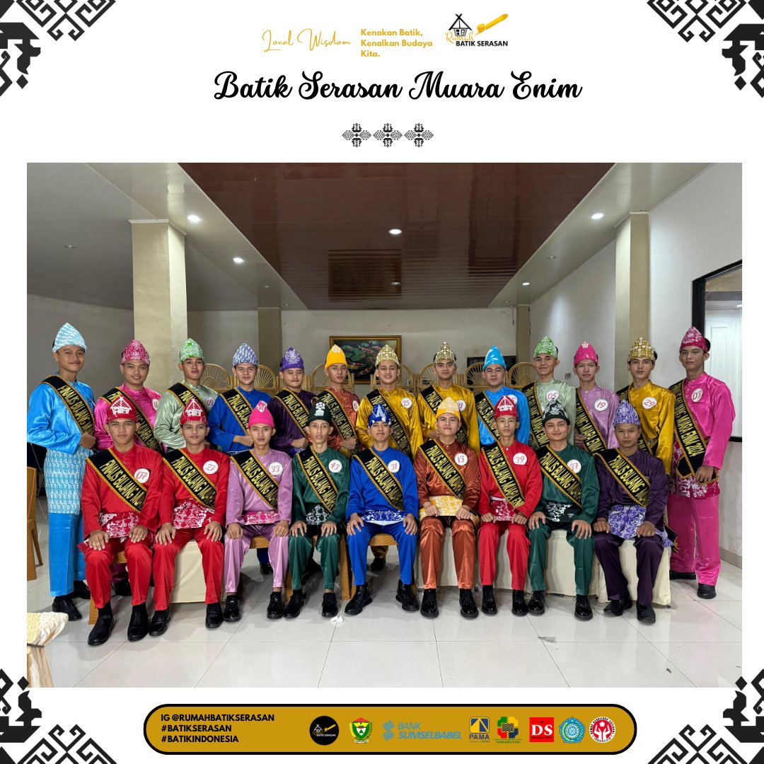 22 Finalis Bujang Gadis Muara Enim 2024 pada Grand Final Pemilihan Bujang Gadis Muara Enim 2024 yang di adakan di @evimedaria_gballroom 
Terimakasih <a href="/disparekraf/">Disparekraf Kab.jayapura</a>.me @bgs_muaraenim telah berkenan menggunakan Batik Serasan Muara Enim