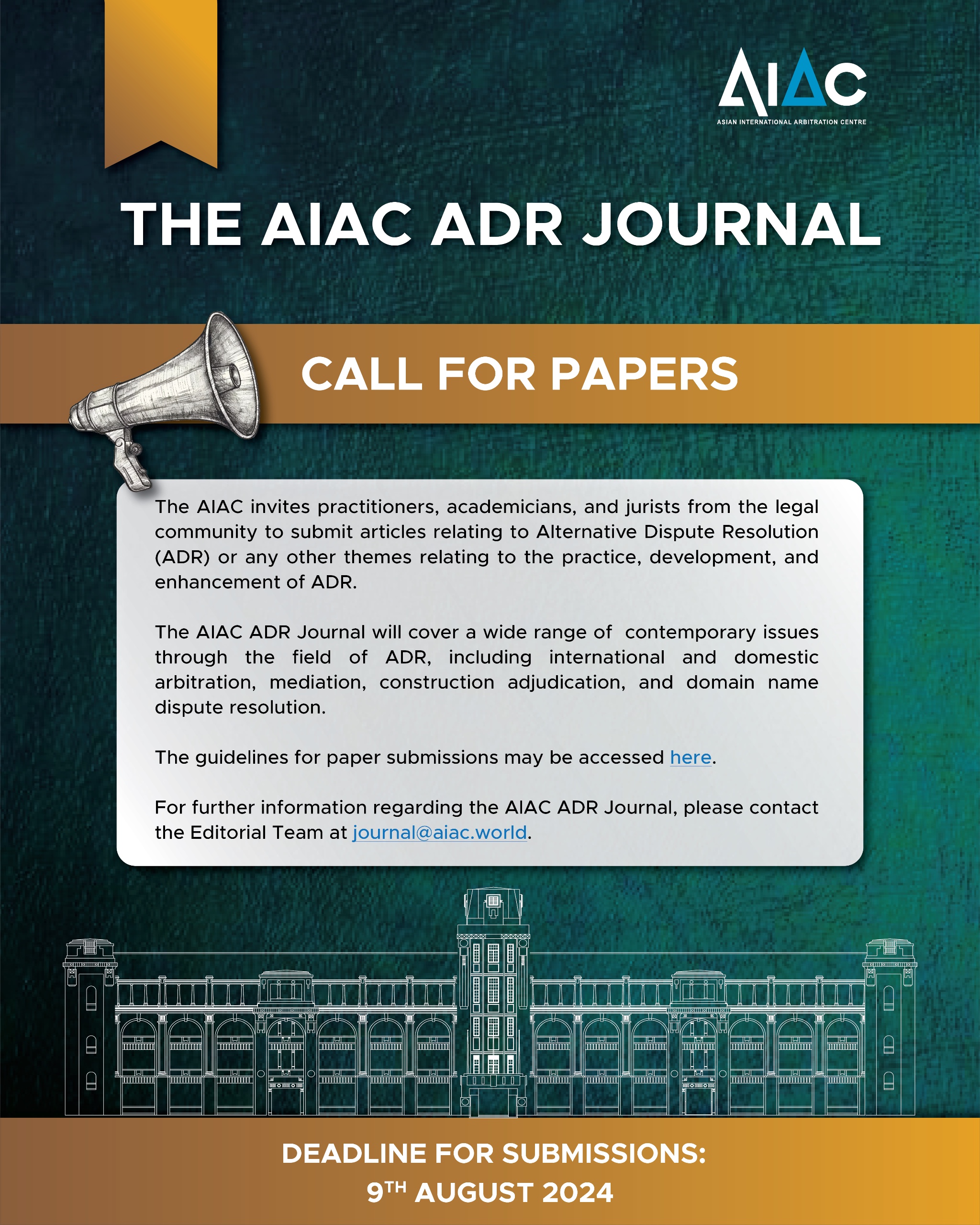 Asian International Arbitration Centre (@officialaiac) / X