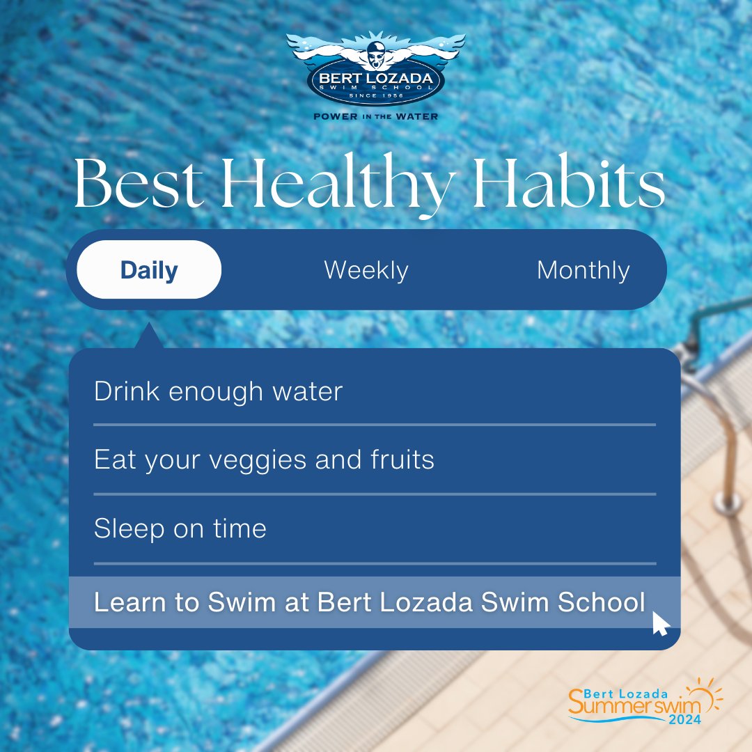 bertlozadaswim's tweet photo. Healthy habits always start with yourself. It’s time to discover a lifetime worth of skills in the pool with Bert Lozada Swim School. ✨

Be part of BLSS and make swimming a part of your healthy lifestyle this summer and beyond! 💙🏊‍♂️

Enroll now! Call or message us 📩 https://t.co/TNoFYj6UUK